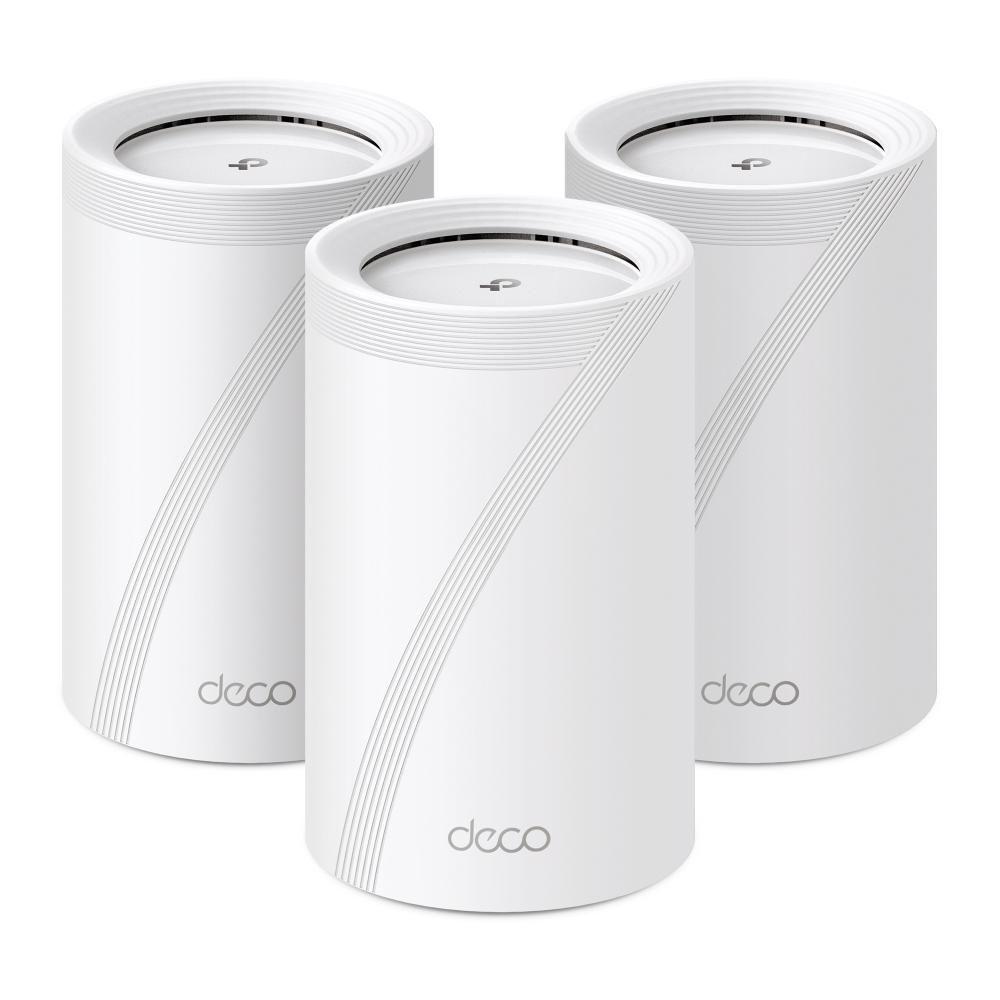 TP-Link Deco BE65 Tri-band [2,4 GHz/5 GHz/6 GHz] Wi-Fi 7 [802.11be] Bianco 4 Interno (BE9300 Whole Home Mesh Wi-Fi 7 System)